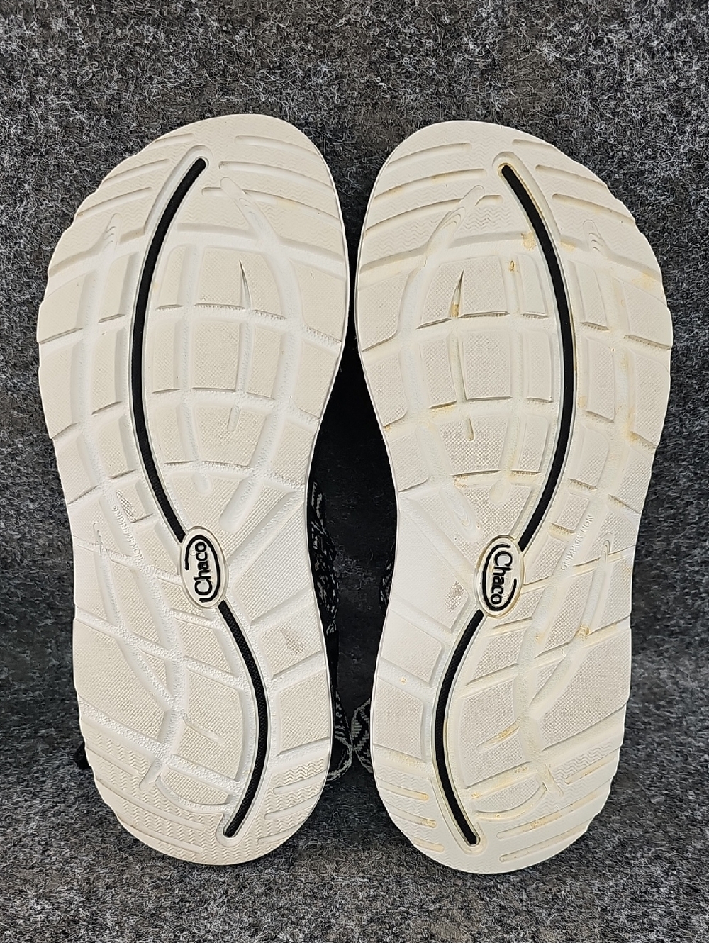 Chaco ZX/1 Cloud Women's Strappy Sandals Origami Black White, Size US 8 M EU 39 - Picture 6 of 8
